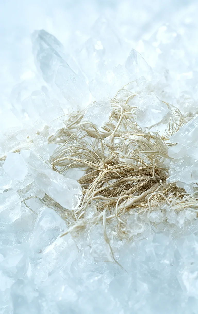 Microscopic view of natural supplement purity